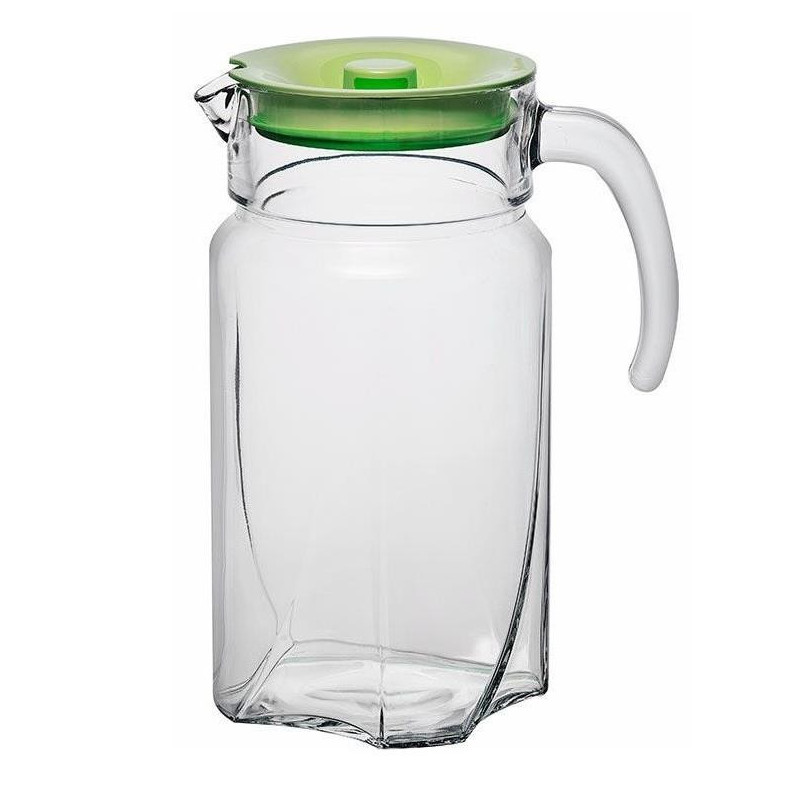 Dzbanek szklany 1,7L Luna z zieloną pokrywką 43544 Pasabahce